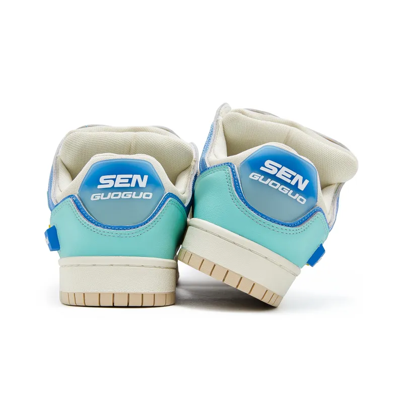 SENGUOGUO Keyboard Hero Collection Low Top Skateboard Shoes Unisex Blue-3