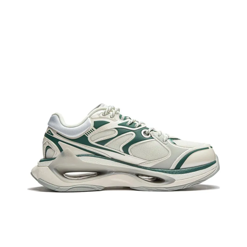 LiNing Beyond Infinity Anti Slip Wear Resistant Low Top Casual Shoes Men's Green-1