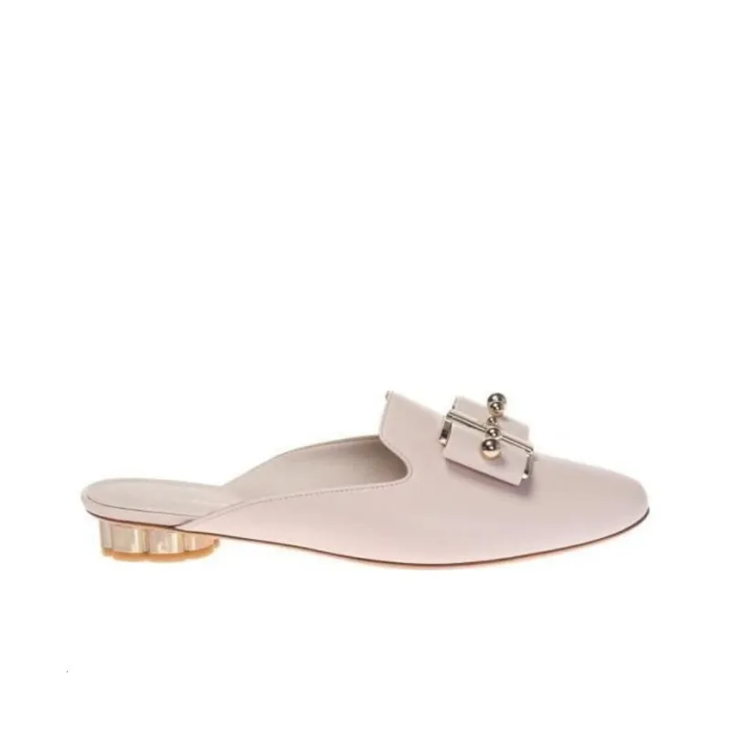 FERRAGAMO Closed Toe Slippers Women's Pink-1
