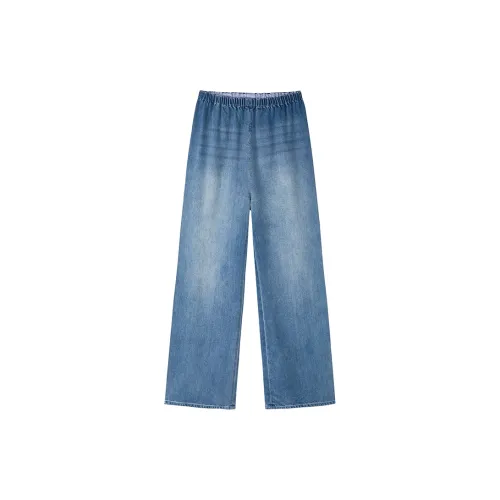 CARIEDO Jeans Women's Comfort Fit Air Pants - Old Money Blue