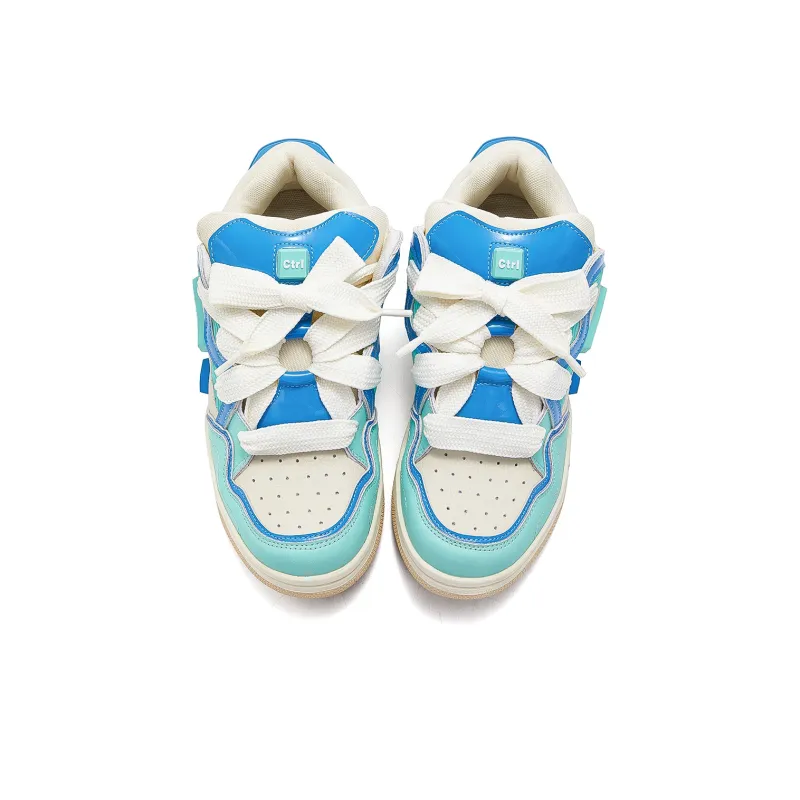 SENGUOGUO Keyboard Hero Collection Low Top Skateboard Shoes Unisex Blue-2