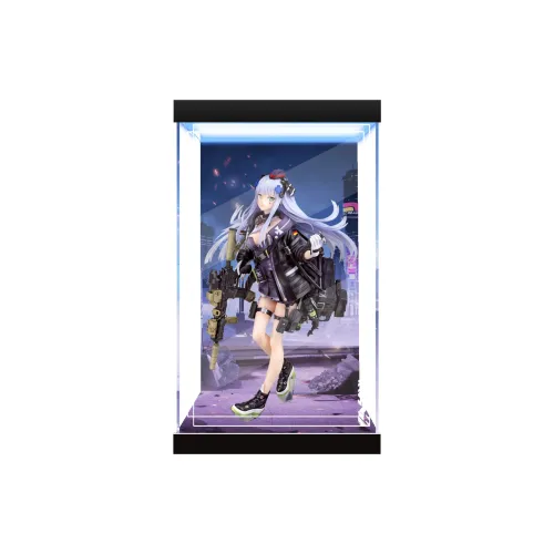 AOWOBOX Compatibility With Phat! Girls' Frontline HK416 MOD3 Heavy Custom Edition Figure Display Case Model Accessories
