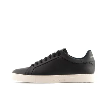 EMPORIO ARMANI Lace-up Leather Sneakers