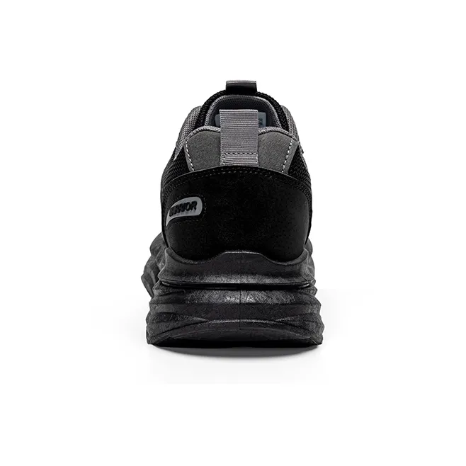 Warrior Low Top Chunky Sneakers Men's Black Gray-3