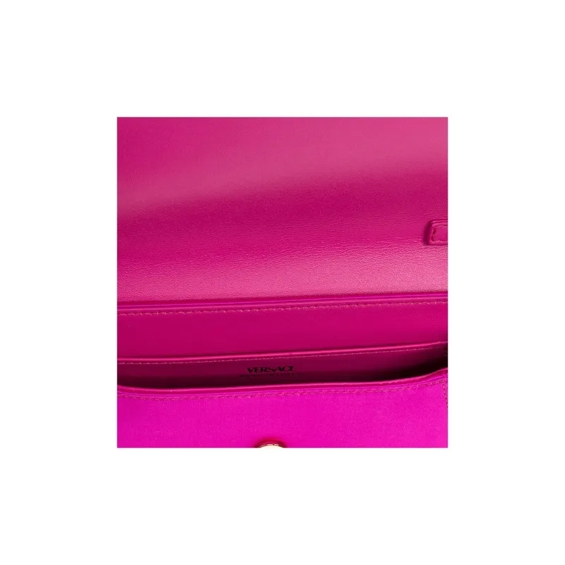 FANSIZHE La Medusa Silk Envelope Bag, One Shoulder Crossbody, Clutch Mini Women's Pink-3