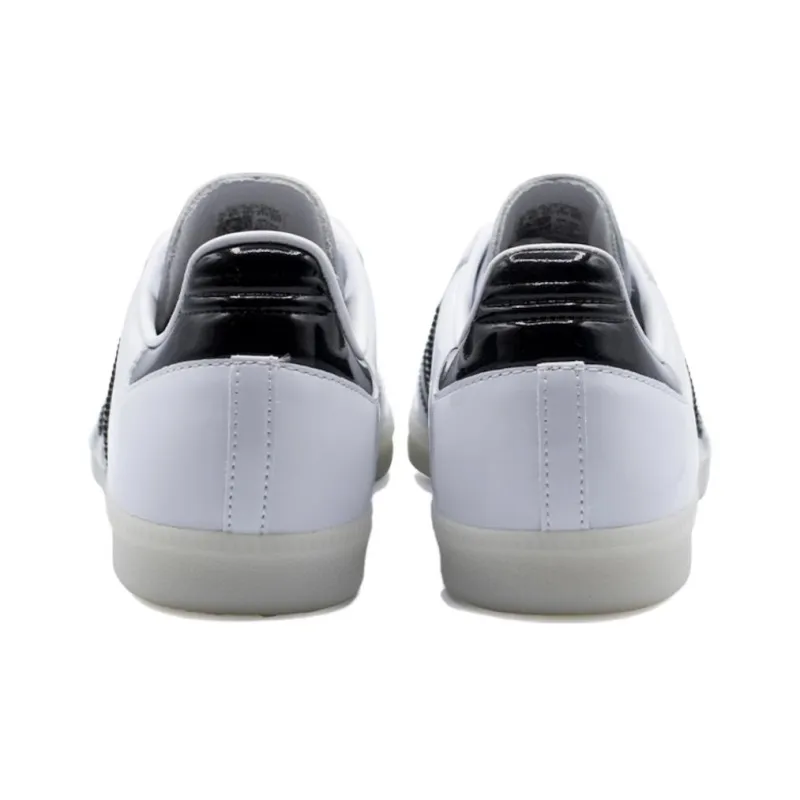 Adidas Samba Jason Dill White Black Patent-3