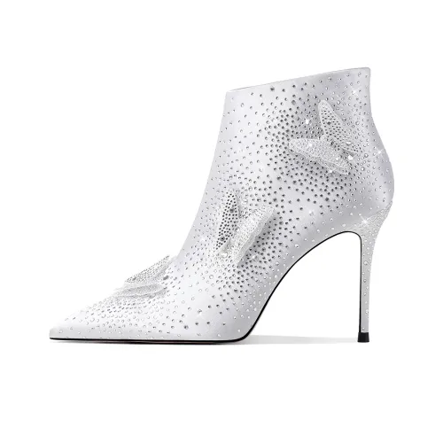 Hoov Ankle Boots Women's Silver Gray