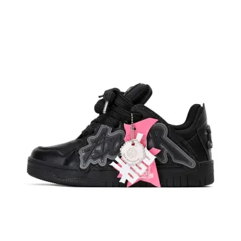 ADCDAVINCI ADCDAVINCI Baby's Breath Low Top Skateboard Shoes Unisex Black