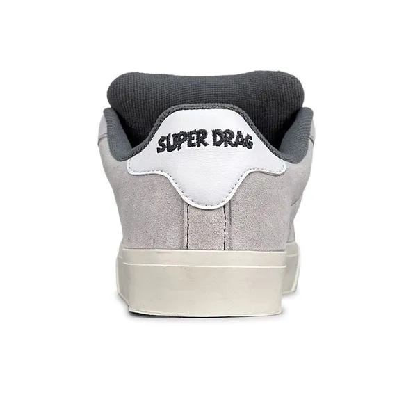 LuzaoT SUPER DRAG Low Top Skateboard Shoes Unisex Gray-4