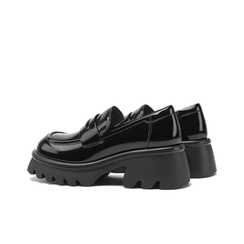 SENSE 1991 Loafers 6cm Women's Black-4