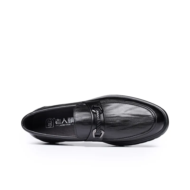 LAORENTOU Loafers Men Low Top Brown/Black-2