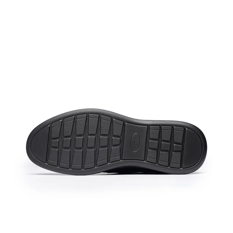 LAORENTOU Men's Casual Shoes Men Low Top Blue/Black-4
