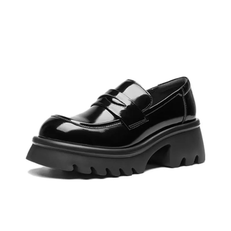 SENSE 1991 Loafers 6cm Women's Black-1