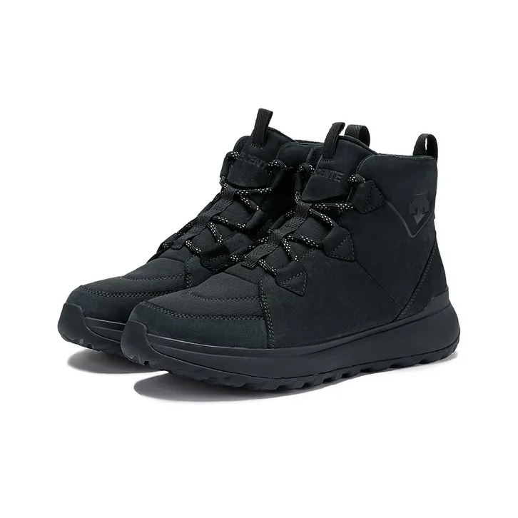 DESCENTE Ski Style Ski Style Durable Warm High-Top Ankle Boots Men's Black-1