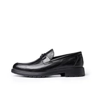 LAORENTOU Loafers Men Low Top Brown/Black