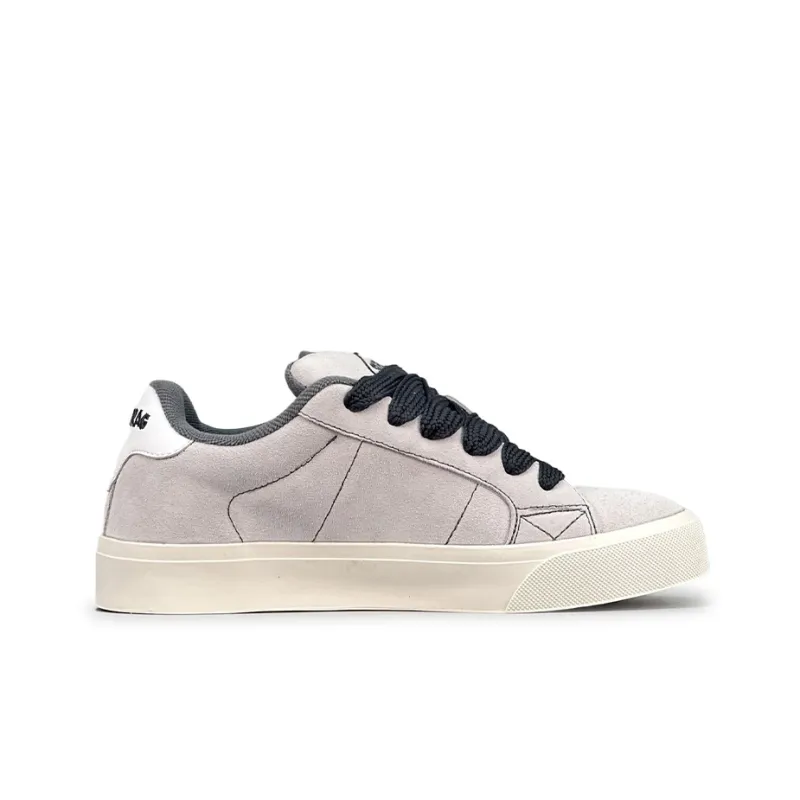 LuzaoT SUPER DRAG Low Top Skateboard Shoes Unisex Gray-1