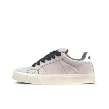 LuzaoT SUPER DRAG Low Top Skateboard Shoes Unisex Gray