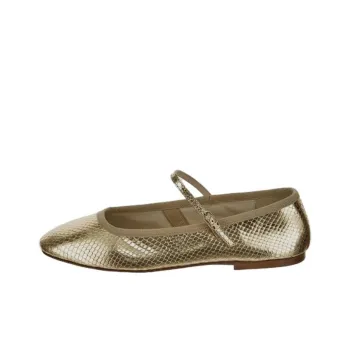 CELINE Mary Jane Ballerina Les Ballerines Light Gold Women's'ss