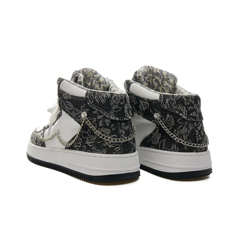 LAZY BONS Mid-Top Skateboard Shoes Unisex-10