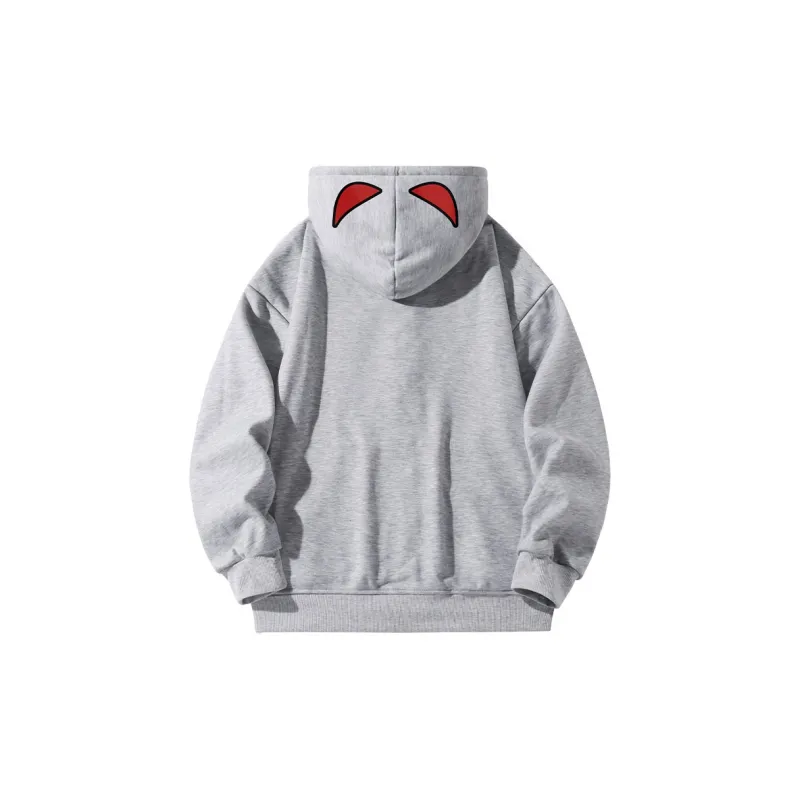 COMOWA Hand Drawn Bats And Gothic Letters Unisex Sweatshirt-14