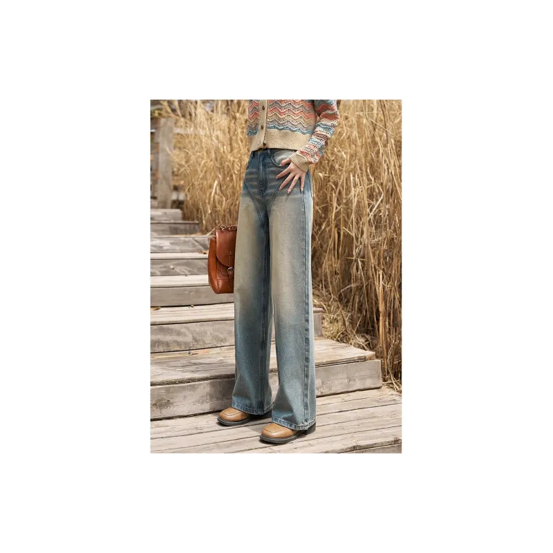 MISHOW Jeans Women's Vintage Blue-2