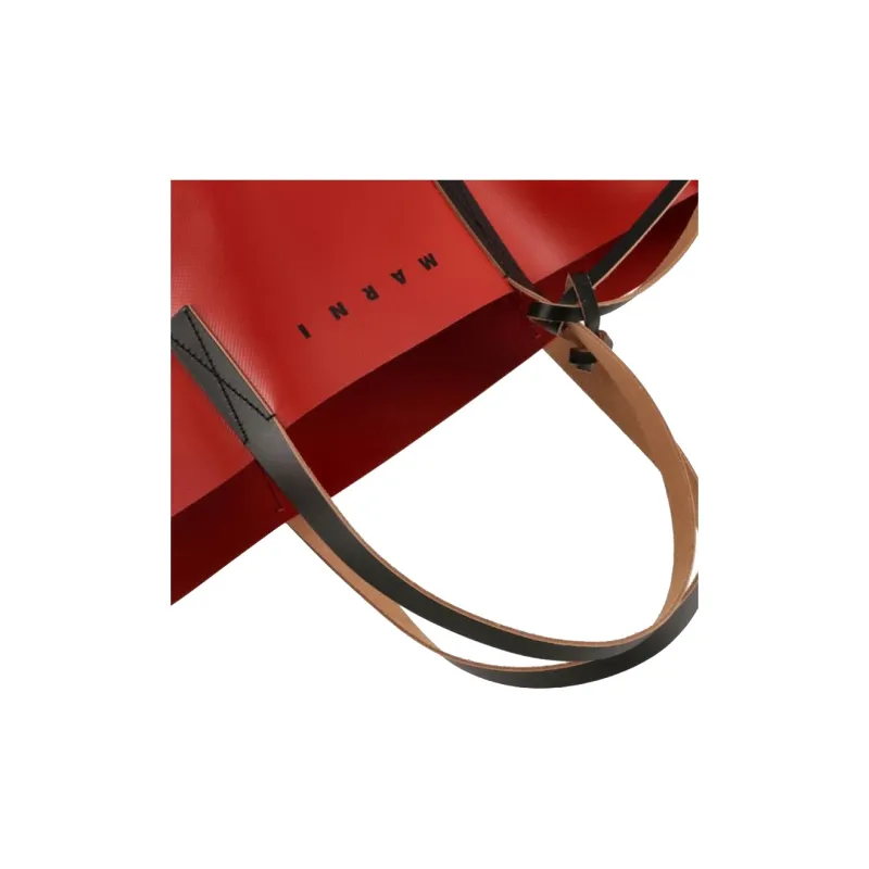 MARNI Sheepskin One Shoulder Handbag Regular Women's Red-4