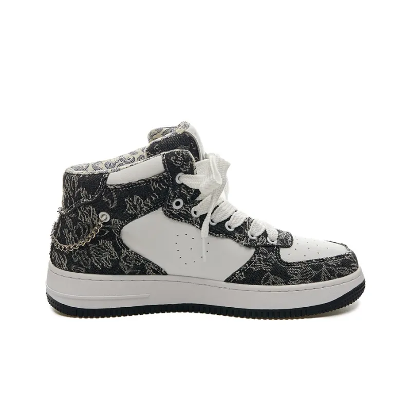 LAZY BONS Mid-Top Skateboard Shoes Unisex-7