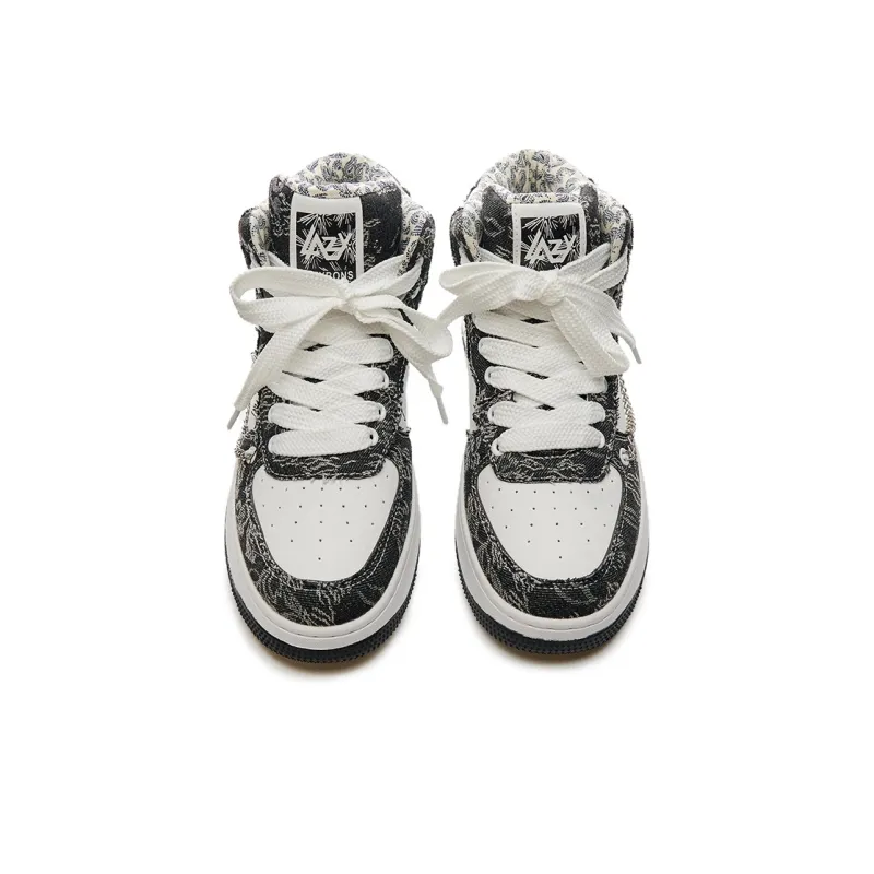 LAZY BONS Mid-Top Skateboard Shoes Unisex-9