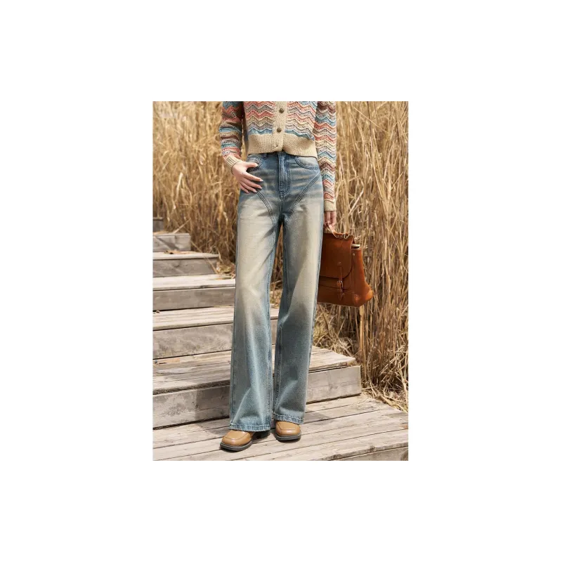MISHOW Jeans Women's Vintage Blue-1