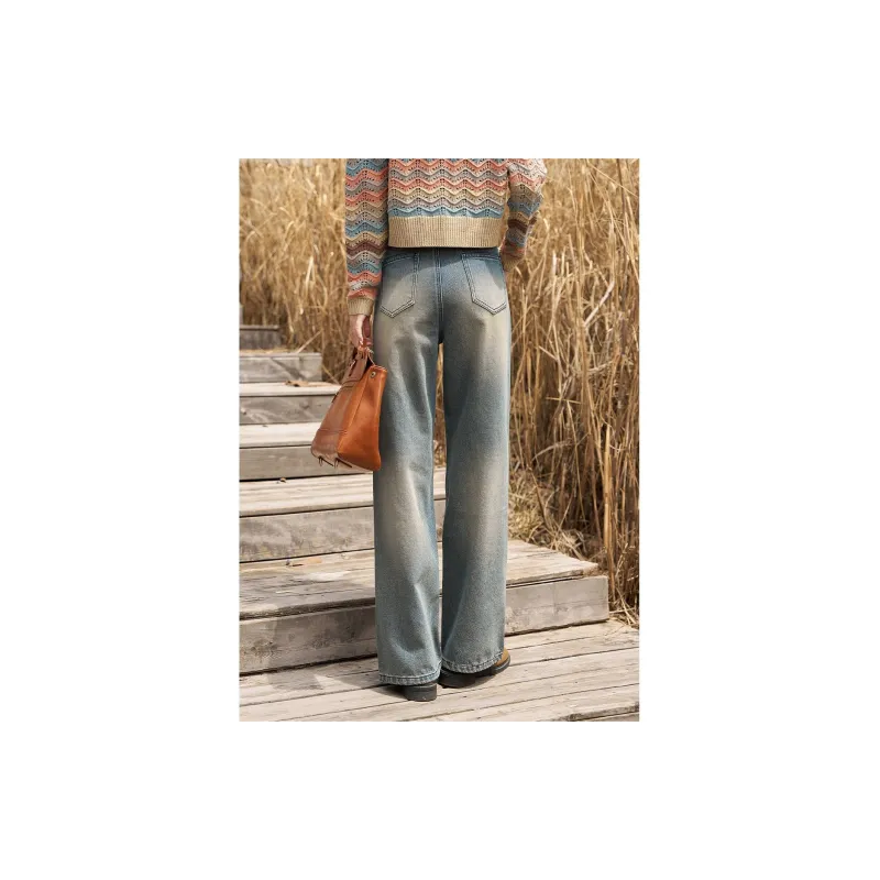 MISHOW Jeans Women's Vintage Blue-3