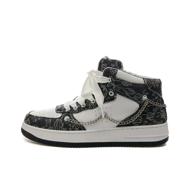 LAZY BONS Mid-Top Skateboard Shoes Unisex-6