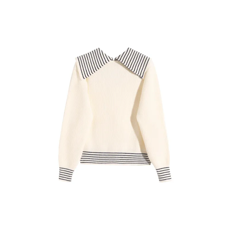 AHDO Knitwear Women's Apricot White-1