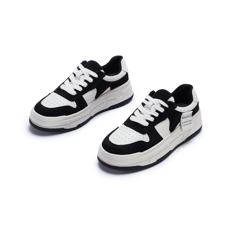 MALEMONKEY Platform Skateboard Shoes Height Increasing Low-Top 4.5cm Women's-15