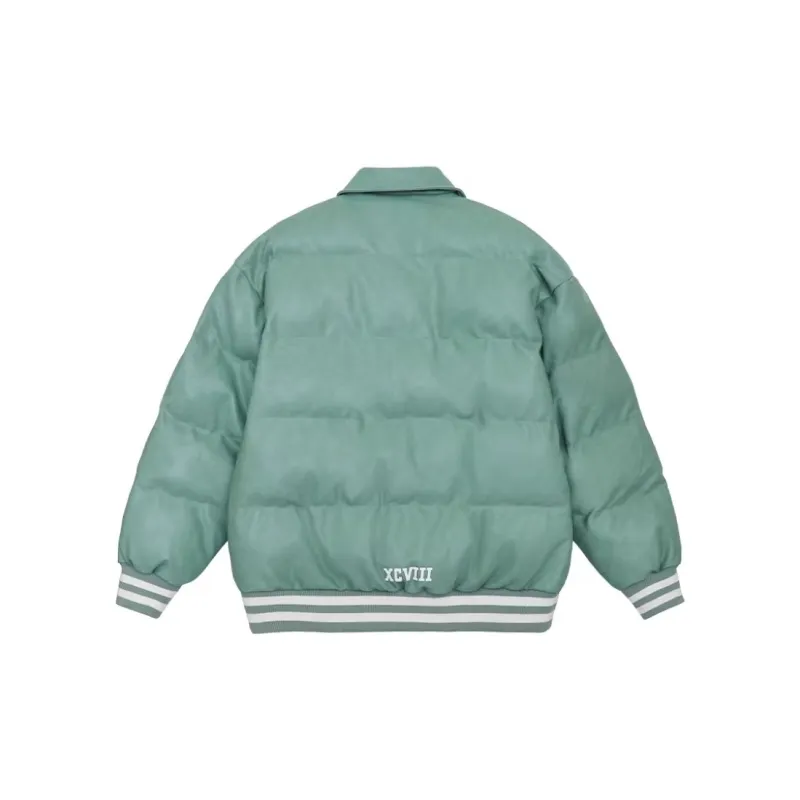 Pepsi PU Leather Windproof Patchwork Unisex-5