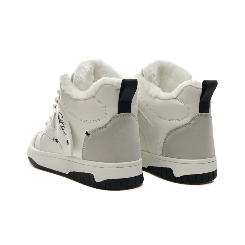 LAZY BONS Full-Coverage Warm Anti-Slip And Wear-Resistant Height Increasing Mid-Top Padded Skateboard Shoes Unisex-4