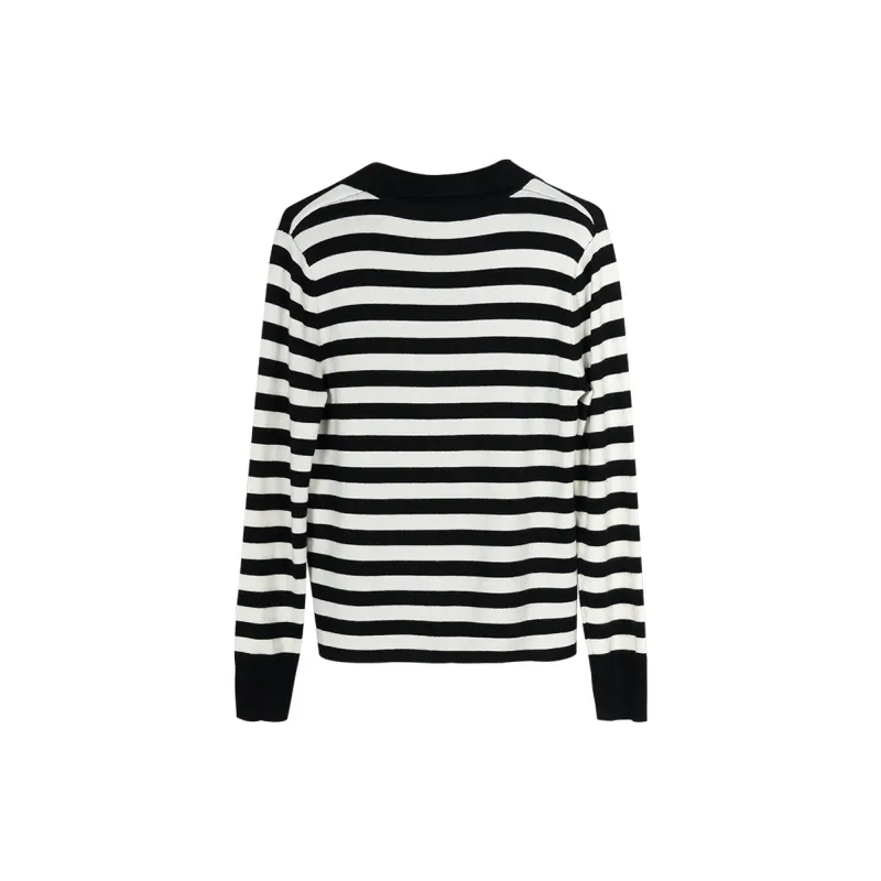 MISSSHINE Sweaters Women's Black/White-1