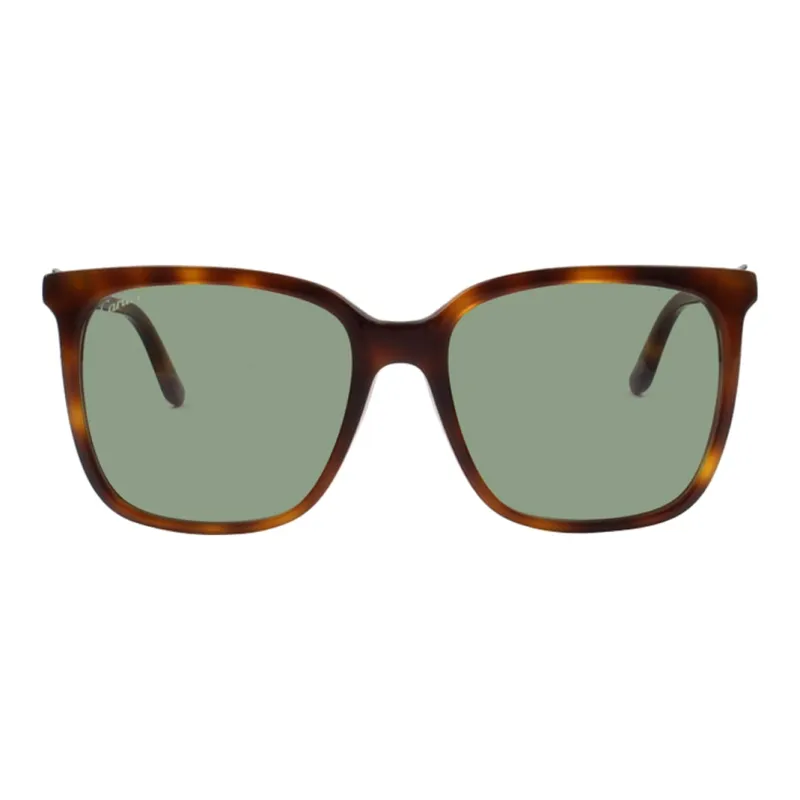 CARTIER Plastic Irregular Shape Sunglasses Unisex Brown-1