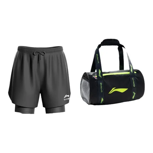 LINING Men's Swimwear Men Swim Shorts+Swim Bag