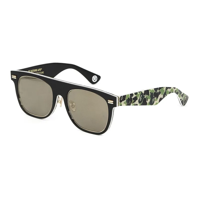 A BATHING APE Acetate Oval Sunglasses Unisex-0