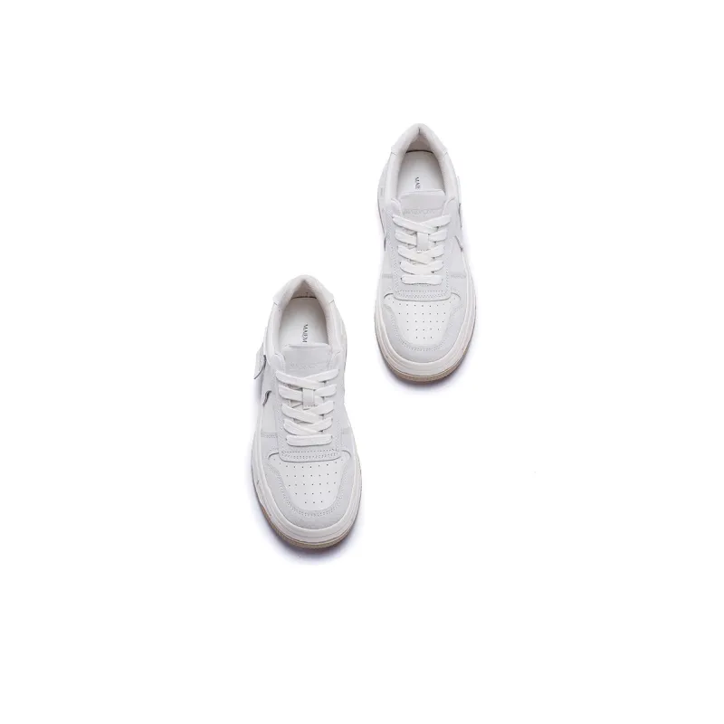 MALEMONKEY Platform Skateboard Shoes Height Increasing Low-Top 4.5cm Women's-2