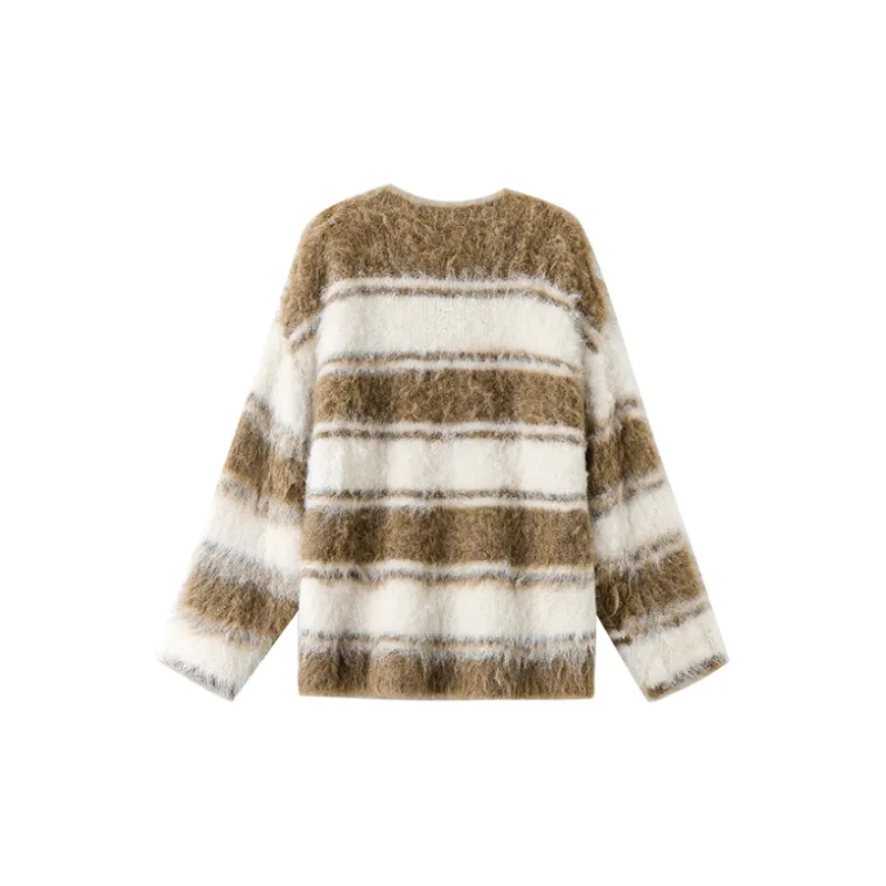 ETERNITY ITA Sweaters Women's White Brown-1