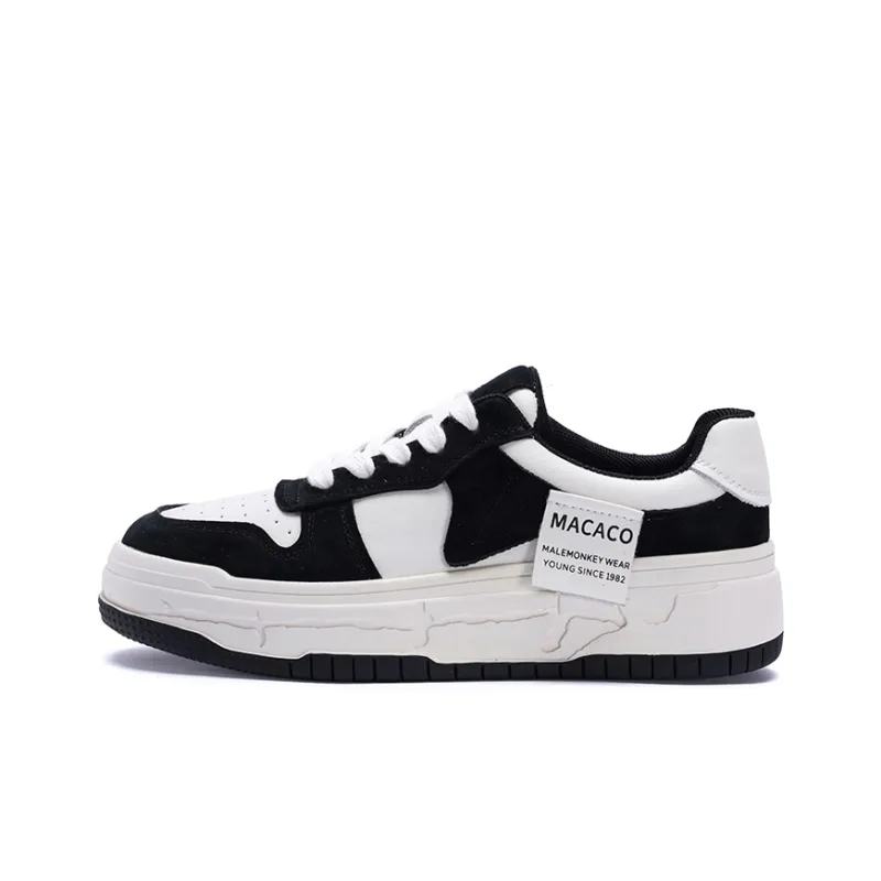 MALEMONKEY Platform Skateboard Shoes Height Increasing Low-Top 4.5cm Women's-11