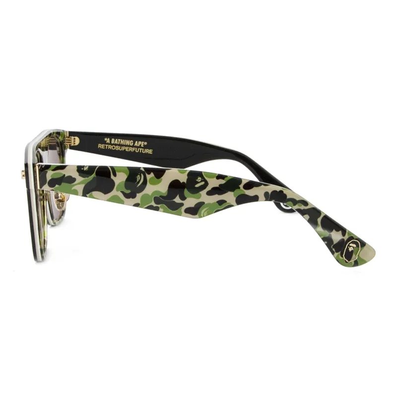A BATHING APE Acetate Oval Sunglasses Unisex-2