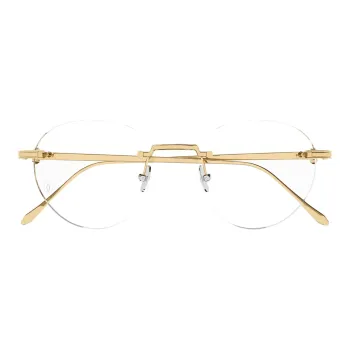 Cartier Round Frame Glasses