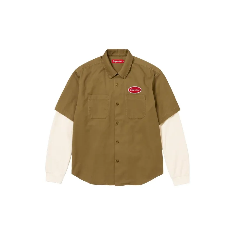 Supreme Thermal Sleeve Work Shirt - Cheap Rcj Jordan Outlet 