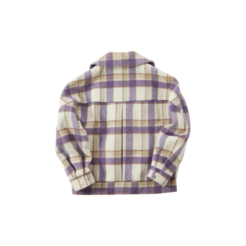 XIANGYING Coats Women's Purple-1