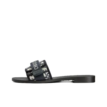 DIOR Diorevolution Slide Slippers Women's Dark Blue