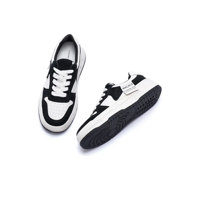 MALEMONKEY Platform Skateboard Shoes Height Increasing Low-Top 4.5cm Women's-16