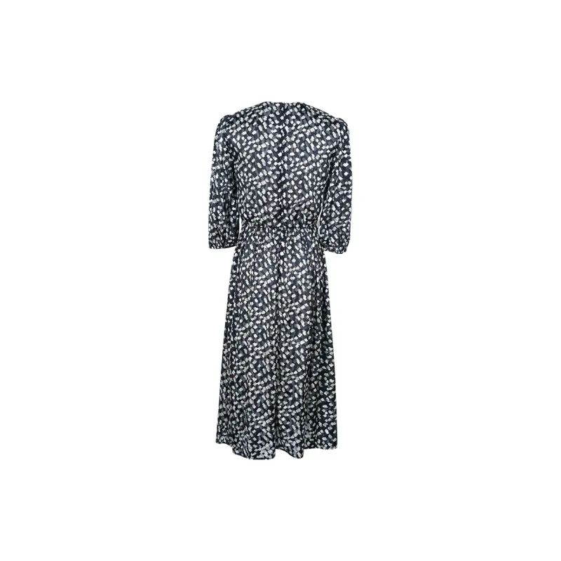 MISSSHINE Short Sleeved Dresses Women's Black-1