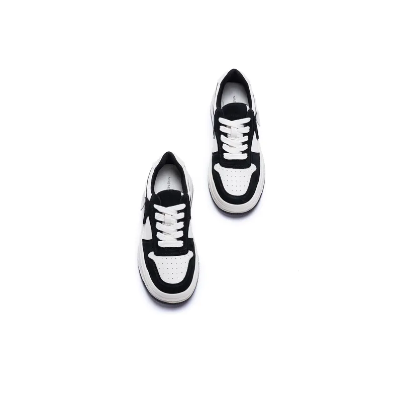 MALEMONKEY Platform Skateboard Shoes Height Increasing Low-Top 4.5cm Women's-13